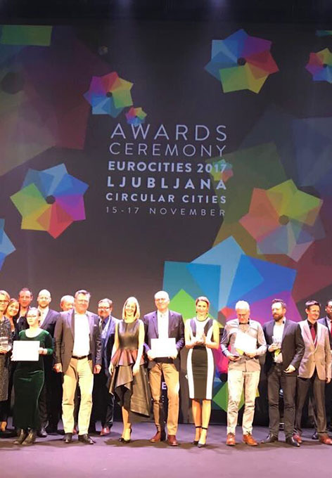 Eurocities Innovation award winner